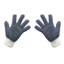 YFTDEF Microfiber Dusting Gloves, Reusable Cleaning Mitts, Soft Texture, Indoor Outdoor Use, Ideal for Furniture, Windows, Cars, Effective Dusting, Machine Washable