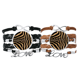 thumbnail image 1 of Zebra Feather Abstract Design Pulsera pareja de cuerdas de cuero Unbranded M, 1 of 3