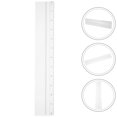thumbnail image 2 of HLONK Clear Ruler Plastic Math Scale Ruler Transparent Straight Ruler Magnifying Ruler Drafting Ruler, 2 of 8