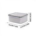 thumbnail image 4 of 1 Pack Fruit And Vegetable Storage Containers For For Fridge Draining Fresh Container 3 In 1 Product Storage Container With Lid And Colander, 4 of 9