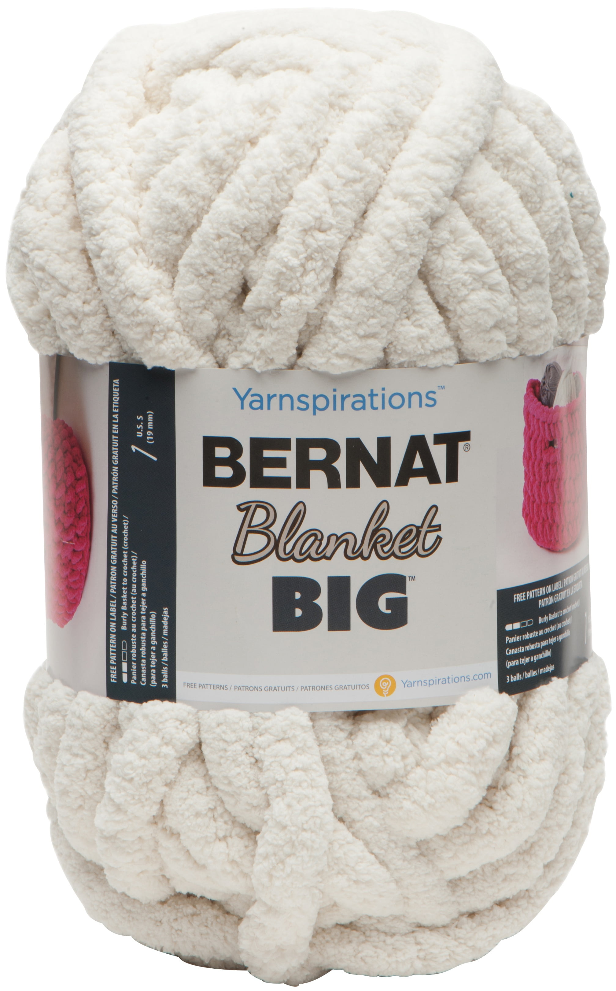 Bernat Blanket Big Ball 12/PkVintage White Walmart Canada