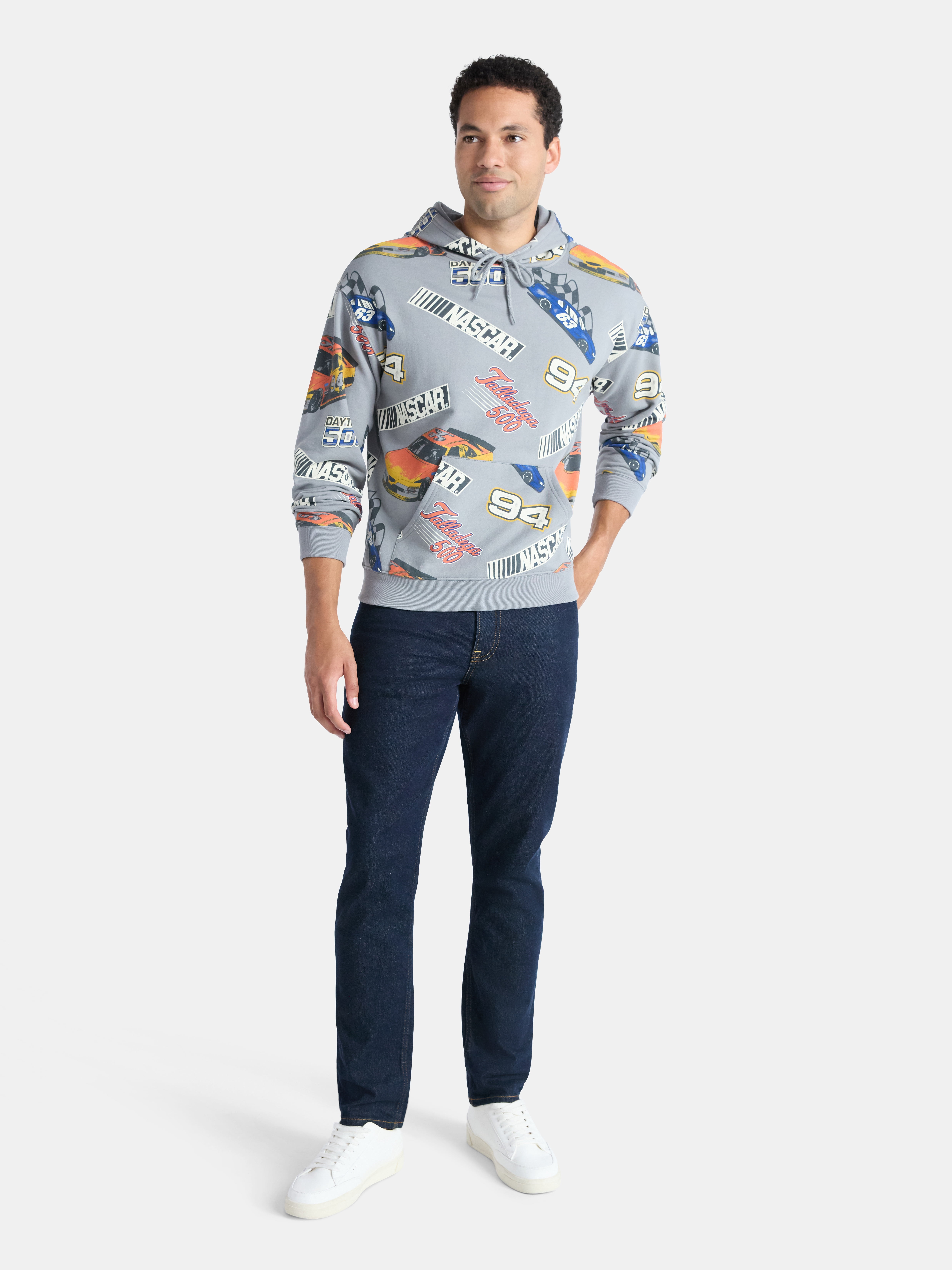 NASCAR Men's and Big Men's Graphic Hoodie, Sizes S-3XL