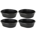 thumbnail image 1 of Little Giant 15 Gal Poly Plastic Oval Stock Water Tank Trough, Black (4 Pk), 1 of 6