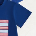 thumbnail image 5 of HCNTES Toddler Boy 4th of July Patriotic Clothes Set, 4th Of July American Flag Embroidered T-Shirt & Plaid Shorts 2Pcs Independence Day Outfits 6 12 18 24M 2T 3T, 5 of 8