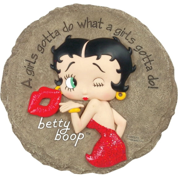 Spoontiques Betty Boop Stepping Stone/ Wall Plaque