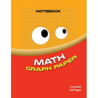 Graph Paper Notebook: Abstract Math Algebra Design Grid Paper Quad Ruled 4  Squares Per Inch Large Graphing Paper 8.5 By 11 (Paperback)