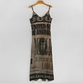 thumbnail image 5 of 1 Million Dollar Bill Sleeveless Dress Loose Women's Dress Dresses Luxury Evening Dresses, 5 of 9