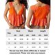 thumbnail image 2 of Chaleco Mujeres Casual Ruffle Tank Top Lace Up V Neck Patchwork Slim Chaleco Tops (Naranja M) Ygjytge Naranja T M para Mujer, 2 of 6