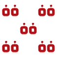 thumbnail image 1 of Qarigey 1 par de pendientes de tachuelas, pendientes de aro con estilo exquisito, gotas para las orejas, accesorios para el Día de San Valentín para Type2 NO2 Qarigey CBP196693, 1 of 4