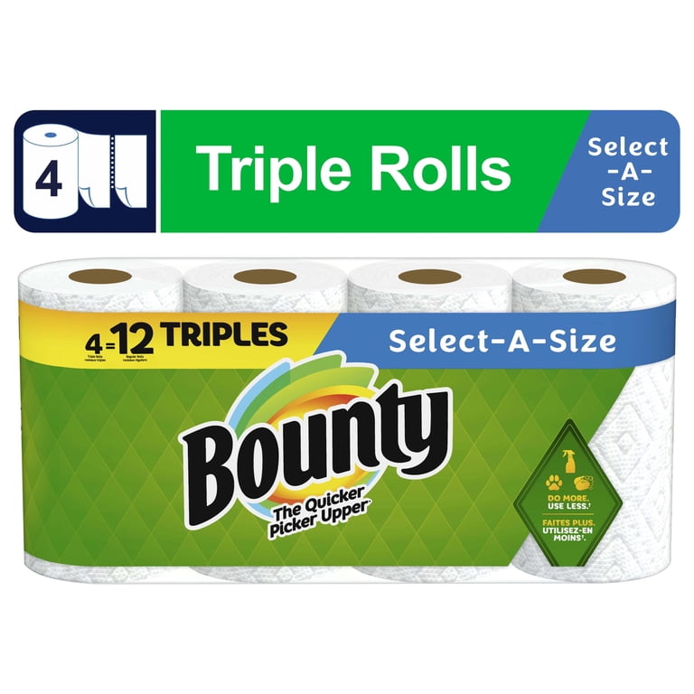 Select-a-Size Paper Towels, 4 Triple Rolls photo 1