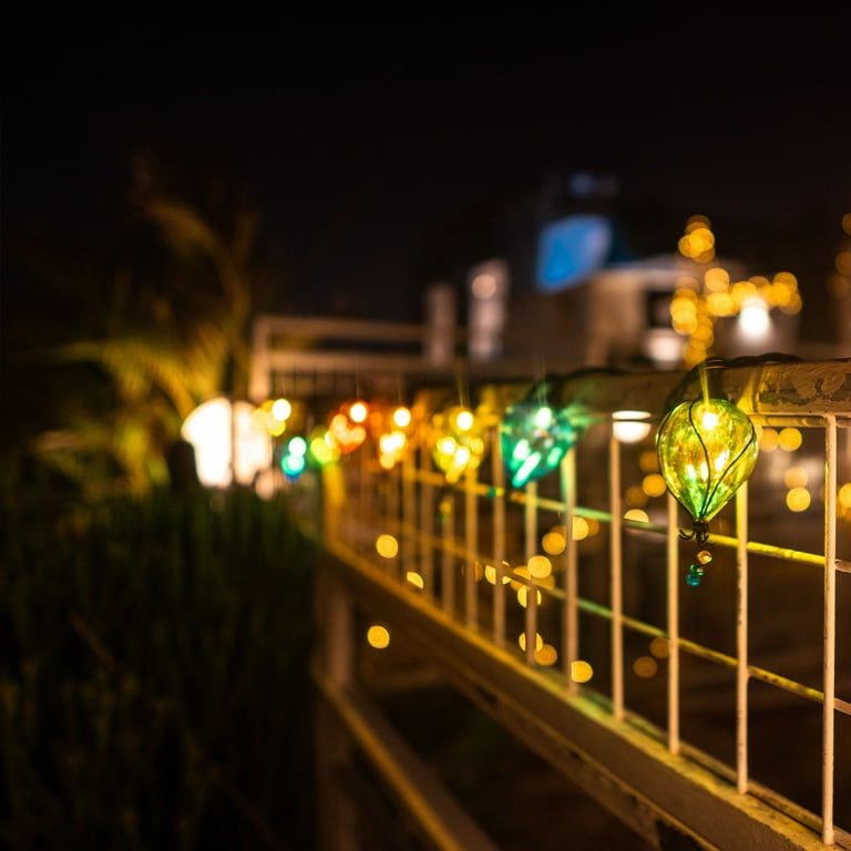 Mainstays 10 Count 7.4 feet Multi-color Balloon Shape Shatterproof Tear Drop String Lights for Outdoor and Indoor Use Mainstays 10 Count 7.4 feet Multi-color Balloon Shape Shatterproof Tear Drop String Lights for Outdoor and Indoor Use
