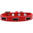 thumbnail image 4 of Dog, Puppy  Pet Widget Fashion Collar, "Black Bone", 4 of 8