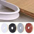 thumbnail image 6 of U-Shape Furniture Edge Banding, 9.8ft Self Adhesive TPE Flexible Edge Protector Tape, PAKASEPT Soft Edge Guards Edging Trim for Table Cabinet Furniture Restoration (Brown, 14mm), 6 of 12