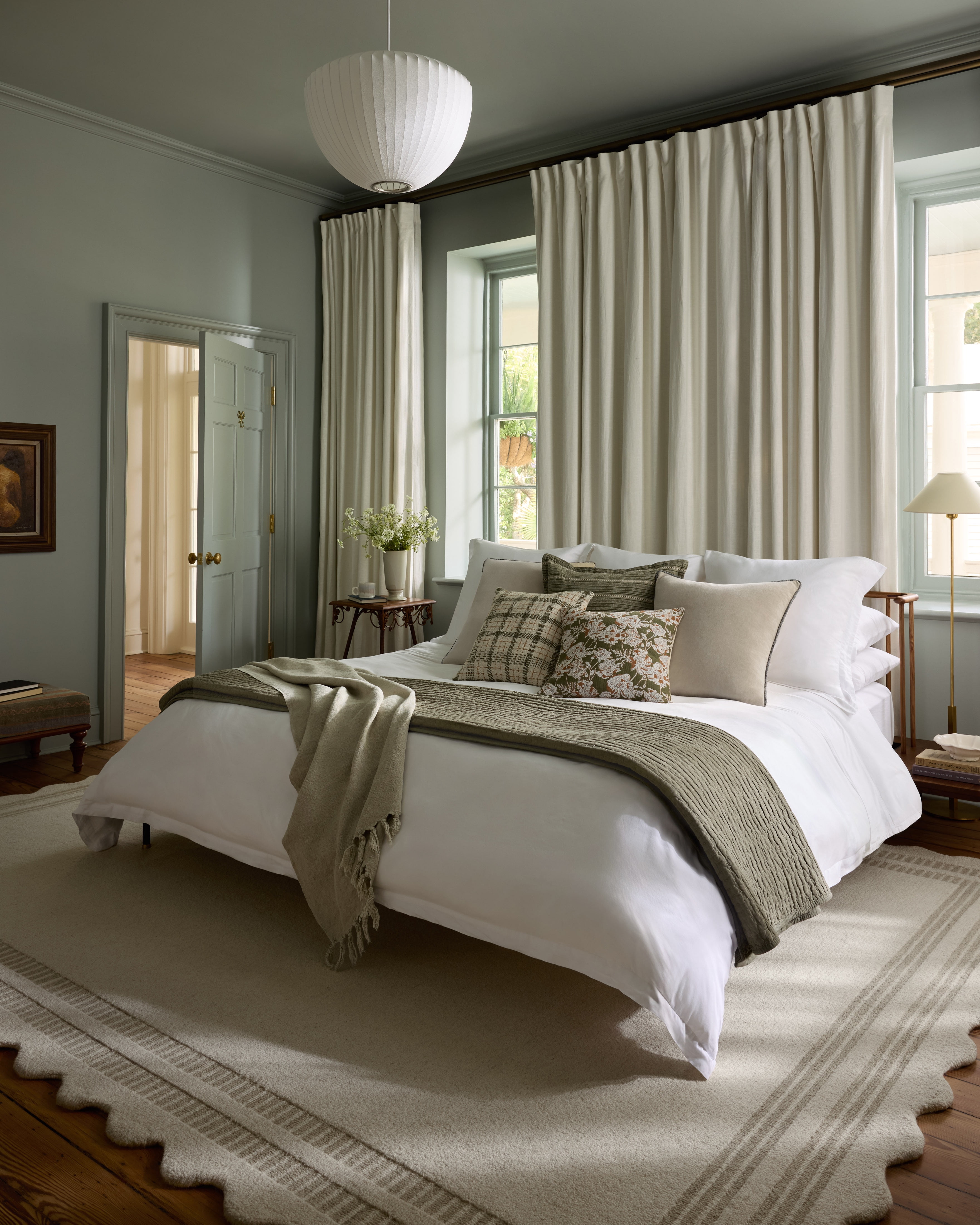 Chris Loves Julia x Loloi Scottie Ivory / Grey 5'-0" x 7'-6" Area Rug