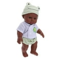 thumbnail image 1 of Muñecas Recién Nacidas de Vinilo Pulgadas, Muñeca Negra Infantil Afroamericana para Niña Cumpleaños de - Ver Sunnimix Muñecas negras de la vida real, 1 of 8