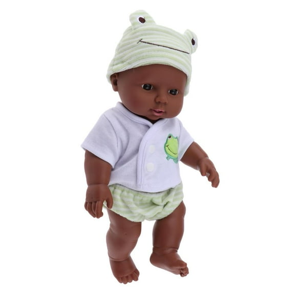 3cm Muñeca Reborn de Vinilo Completo Bebé Muñeca Recién Nacida Y Ropa Niños Playmate Azul , #3