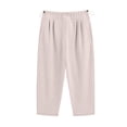 thumbnail image 4 of Bixock Women's Maternity Pants Elastic Waist Solid Color Over The Belly Straight Casual Wide Leg Pants with Pocket Pregnancy Clothes Pants, 4 of 5