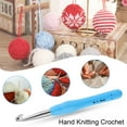 thumbnail image 2 of Farfi 1 Pc/Set Knitting Needle Set Ergonomic Extra Long Hook Shock-proof DIY Knitting Aluminum Household Hand Knitting Needles for Sewing (3.5mm), 2 of 13