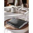 thumbnail image 6 of Grey Forest Cloth Napkins Set of 6 Reusable Dinner Napkins, Vintage Foggy Woods Tree Cocktail Napkin Washable Table Napkins for Wedding/Holiday Party/Baby Shower 20"x20", 6 of 7