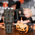 thumbnail image 5 of 40oz Halloween Tumbler with Lid and Straw,Ahh Ghost Halloween Theme Cups, Spooky Halloween Travel Coffee Cup with Handle for Birthday Party Gifts, 5 of 6