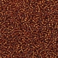 thumbnail image 2 of TOHO 11/0 Round Beads Japanese Seed Beads (2208) Silver Lined Burnt Orange 11/0 2.2mm Hole: 0.8mm about 1110pcs/10g, 2 of 5