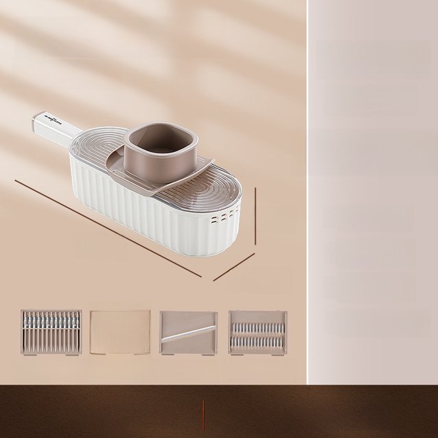 Household Manual Multifunctional Kitchen Roller Cutter - Hand-Cranked Vegetable Shredder, Slicer & Pasta Maker, Compact Design for Home & Commercial Use, Imported Quality Cooking Tool (Song-Huixuan