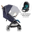 thumbnail image 4 of Open Box GOLD Otto Self-Folding Lightweight Travel Stroller (Sapphire Blue), 4 of 13