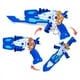 thumbnail image 4 of Mini espada de transformación de fuerza, juguetes con luz de sonido, figuras de acción, MiniForce X, arma de tormenta de deformación, juguete para regalo, 4 of 5