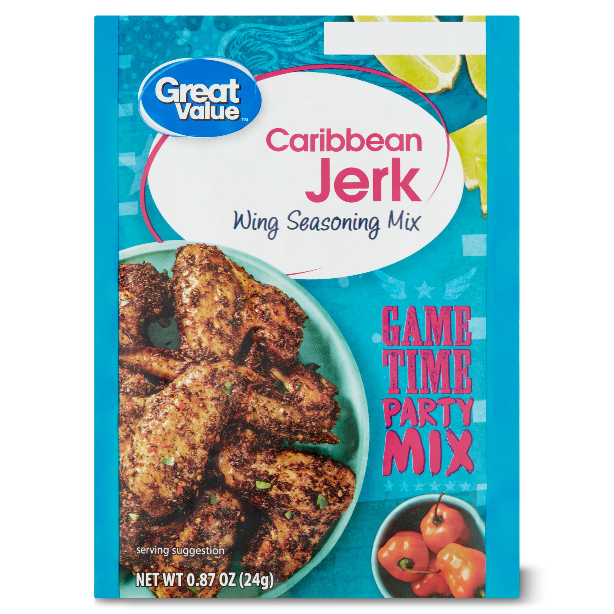 Great Value Caribbean Jerk Wing Seasoning Mix, 0.87 oz