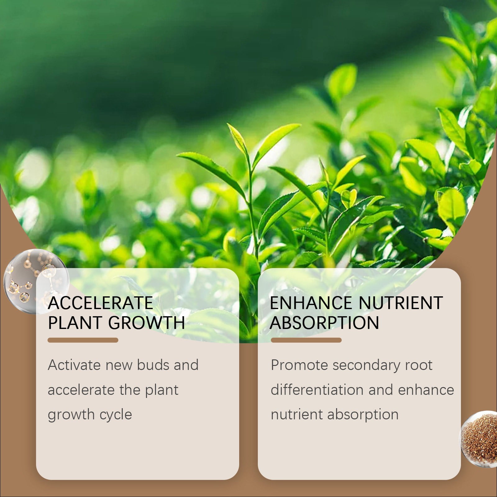 YUNAFFT Premium Soil Activated Treasure - Organic Soil Activator & Plant Fertilizer for Raised Garden Beds, Potting Mix, and Seedling Compost