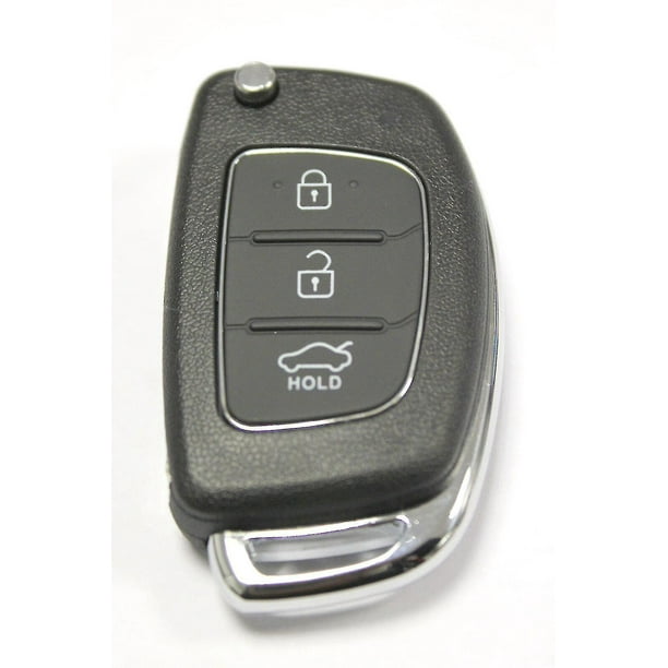 Estuche para llave abatible de 3 botones RFC para mando a distancia Hyundai I10 I20 I40 Ix35 Santa Fe