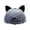 Gray, variant on Brimless Docker Ears Hat, Lightweight Comfortable Adjustable Outdoor Sports Hat, Foldable Quick Dry Cotton Backwards Baseball Cap for Running Cycling Hiking