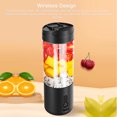 thumbnail image 2 of Portable Blender Cup USB Electric Fruit Juicer Rechargeable Juice Mixer 530ml with 6 for Outdoor Sports Travel Camping, 2 of 7