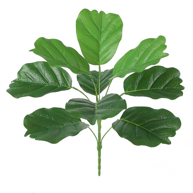 Planta artificial Hoja Oficina en casa Verdor Decoración Banquete de boda Planta falsa de plástico, Verde, Hoja de plátano Inevent HA6782-03B