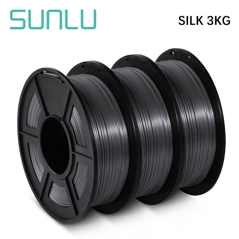 SUNLU 3D Printer Filament PLA PLUS SILK Rainbow 1.75mm 1KG/2.2LB Consumables 