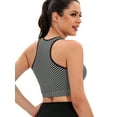 thumbnail image 6 of LELINTA Strappy Sports Bra for Women Sexy Crisscross for Yoga Running Athletic Gym Workout Fitness Tank Tops, 6 of 7