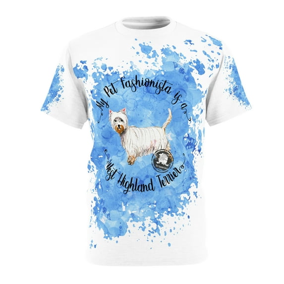 West Highland White Terrier Pet Fashionista All Over Print Shirt