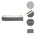 thumbnail image 3 of Unique Bargains 1 Pack Clothes Storage Bags Moving Bags Grey 39.5*19.5*7in, 3 of 7