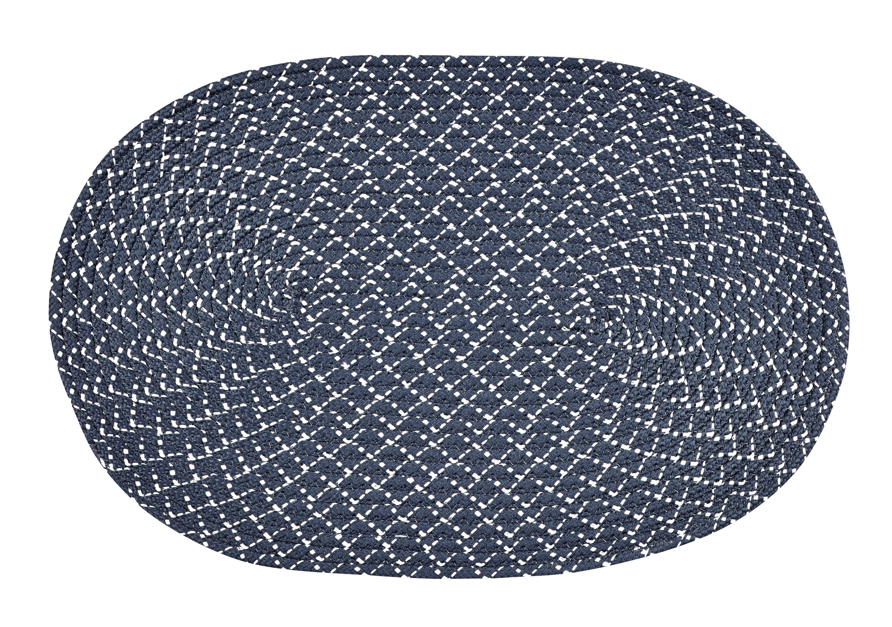 Better Trends Sunsplash Braid Collection is Durable & Stain Resistant Reversible Indoor/Outdoor Area Utility Rug 100% Polypropylene in Vibrant Colors, 42" x 66", Oval, Galaxy