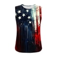 thumbnail image 5 of VerPetridure America Flag Shirt for Women Red White Blue Star Graphic Patriotic Shirt 4th of July Memorial Summer Tops Tee, 5 of 6