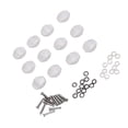 thumbnail image 1 of Pegs 12Pcs Guitar Tuning Pegs Buttons Plastic Machine Head Tuner Knobs for Folk Classical Guitars, 1 of 8