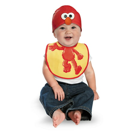 Infant Elmo Bib and Hat Costume by Disguise 57616