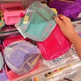 thumbnail image 6 of Portable Mesh Zipper Bags Makeup Bag Mesh Cosmetic Bags Mesh Pouch Organizing Pouch Purse Travel Accessories, 6 of 6