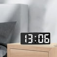 thumbnail image 4 of Número grande Reloj despertador USB de escritorio Reloj de escritorio Calendio Temperatura Control pa dormitorio Zulema Despertador, 4 of 8