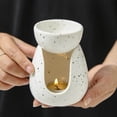 thumbnail image 3 of Quemador de Aceite Calentador de Velas de Cerámica Quemador Difusor de Aceite de Cerámica Portavelas Luz de Té Aromaterapia, 3 of 5