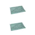 thumbnail image 1 of Cateissary Alfombrilla de baño de chenilla, absorbente, antideslizante, lavable a máquina, para baño, cocina, alfombra, segura, verde claro Verde claro 2Conjunto, 1 of 6