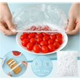 thumbnail image 3 of Sandwich Storage Bags, Food Bags, Elastic And Adjustable For Picnic Leftovers, Barbecues, Transparent Shower Caps (100 Pieces ), 3 of 5