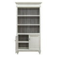 thumbnail image 5 of Hartford Wood Bookcase With Doors Storage Cabinet Office Shelves White, 5 of 8