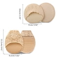 thumbnail image 3 of 1 Pair Half Toe Socks Women Lace Toe Socks No Show Liner Invisible Toeless Socks Forefoot Non-Slip Insoles Pads, 3 of 8