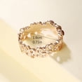 thumbnail image 4 of Xihbxyly Anillo de Moda, Joya Glamurosa con Diamantes, Accesorio de Aleación Llamativo, Perfecto para Fiestas, Banquetes y Compromisos, Regalo Elegante para Damas, Un Encanto Elegante para Cualquier, 4 of 7